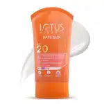 Lotus Herbals Safe Sun Sunscreen Cream - Berry | SPF 20 | PA+ | Sweat & Waterproof | Non-Greasy | 50 gm