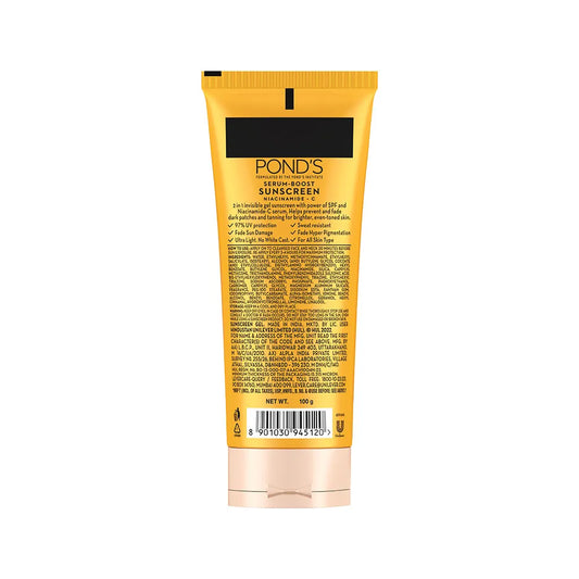 Ponds Sun Miracle SPF 50 PA+++ Creme Gel Sunscreen | Protect & Bright |With Niacinamide |100 gm
